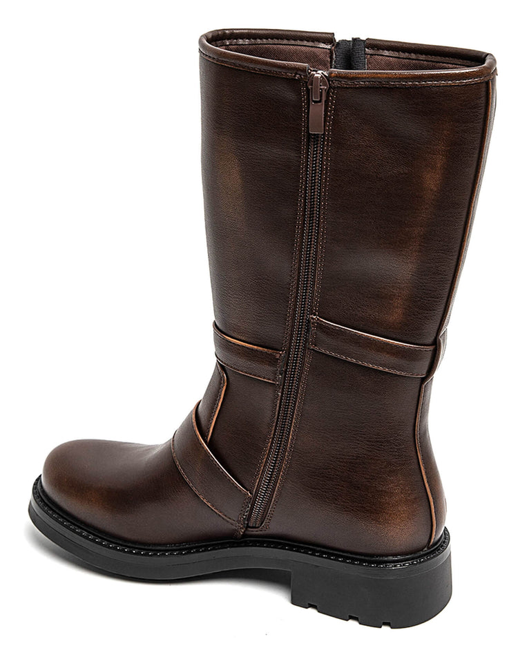 High Bag Brown Boots