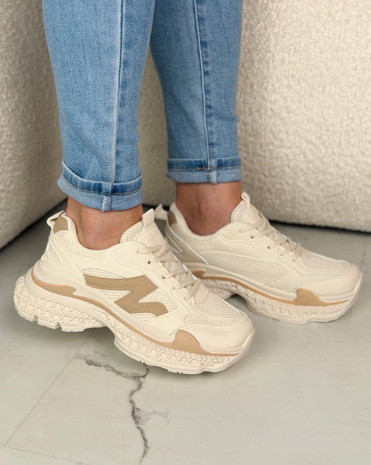 Cloud Chunky Beige Sneaker
