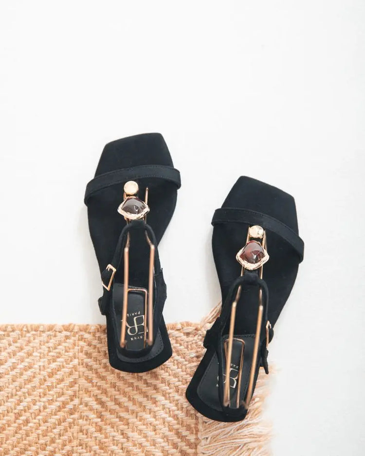 Nowie Black Sandaal