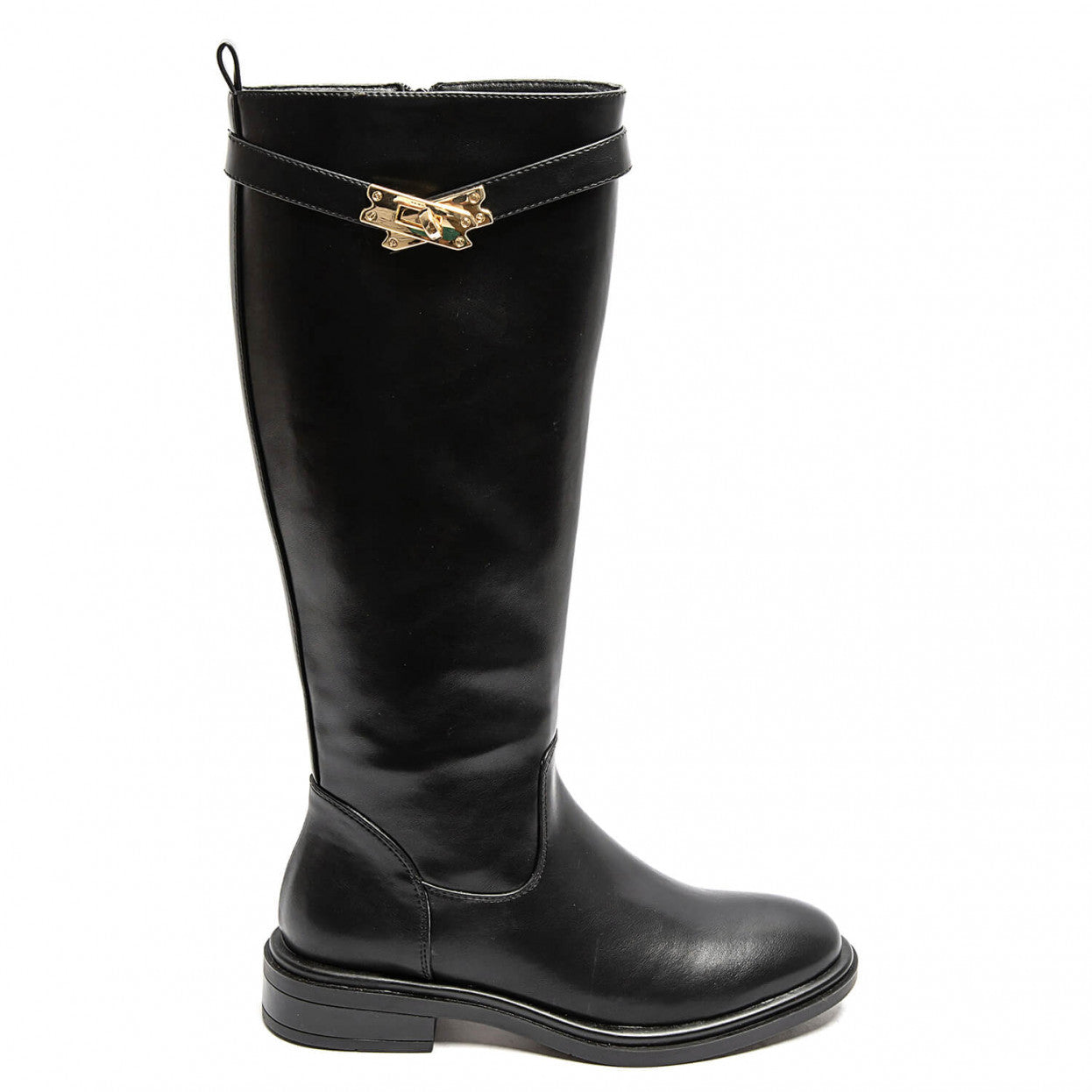 Bettina Black High Boots