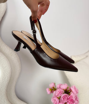 Date-Night Brown Heels
