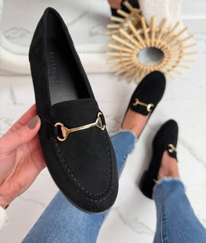 Black H Loafer