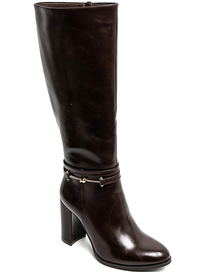 Marly Brown Heel Boots