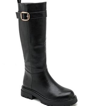 Saar Black High Boots
