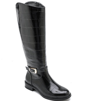 Cro Black High Stretch Boots