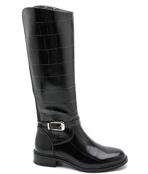 Cro Black High Stretch Boots