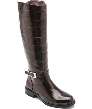 Cro Brown High Stretch Boots