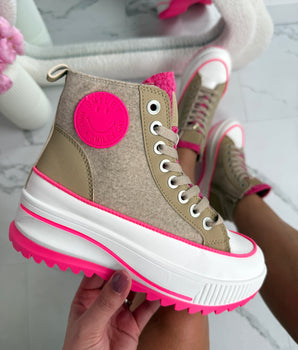 Emoji Khaki Sneaker