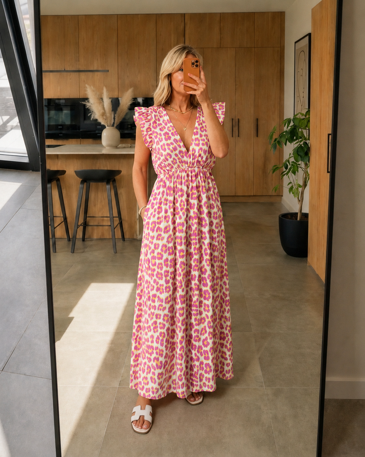 Leo Ruffle Dress