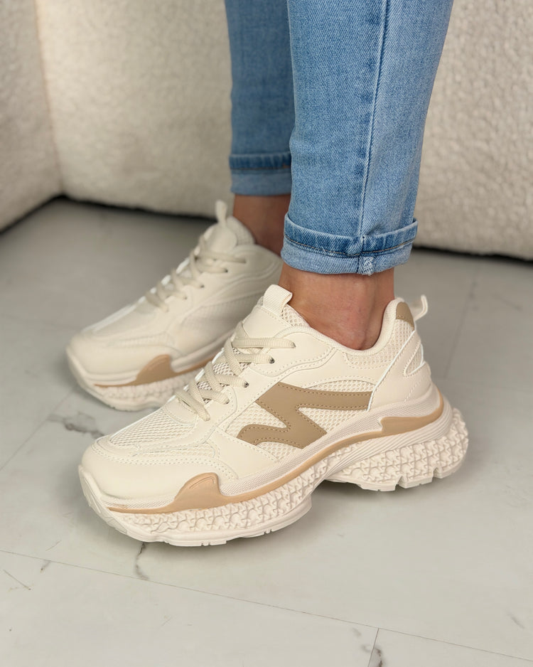Cloud Chunky Beige Sneaker