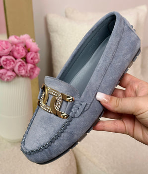 Kristel Blue Loafer
