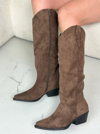 Tall Western Brown Boots