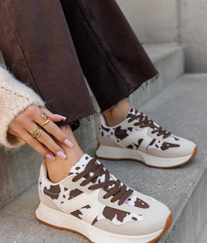 Charifa Cow Sneaker