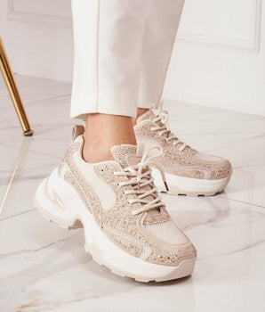 Glam Beige Sneaker