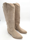 Tall Western Beige Boots