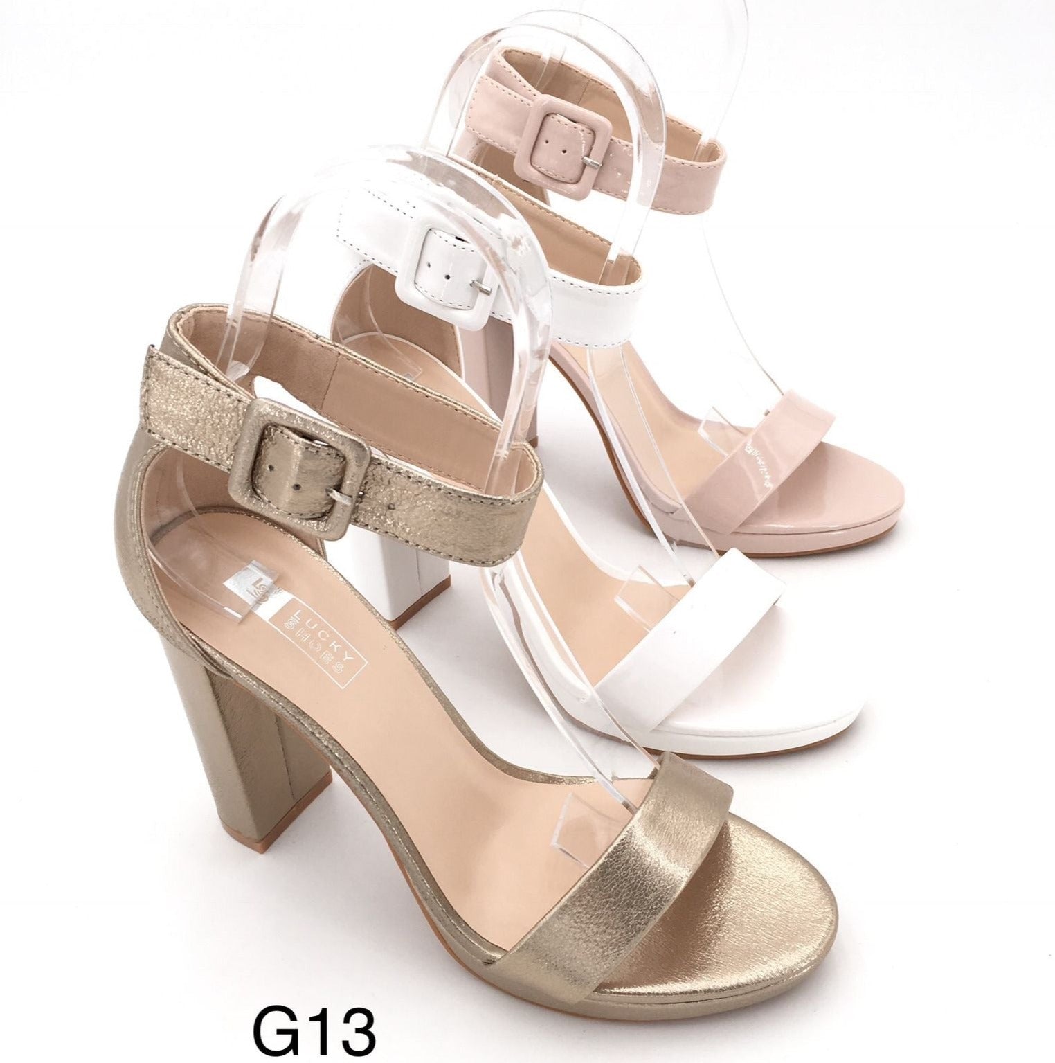 G13 White Heels