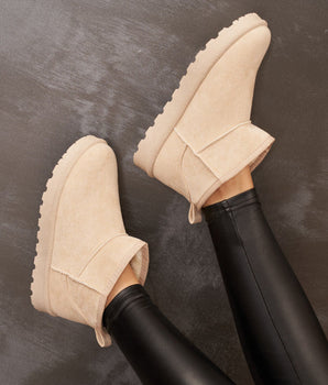 Bottes beige uggy