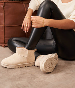 Bottes beige uggy