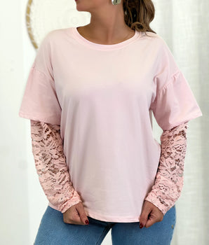 Lace White Shirt