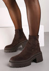 Bottes Farah marron