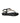 Coquille Black Sandaal