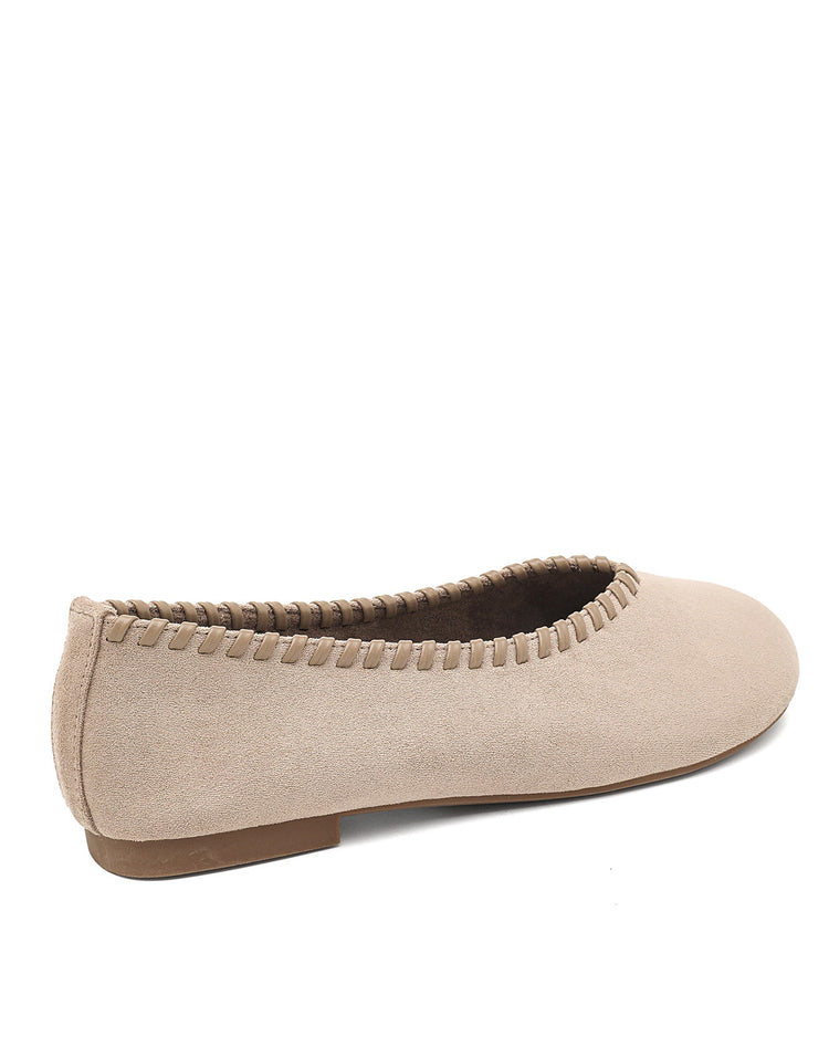Stitched Khaki Loafers
