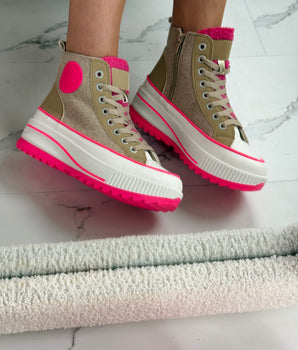 Emoji Khaki Sneaker