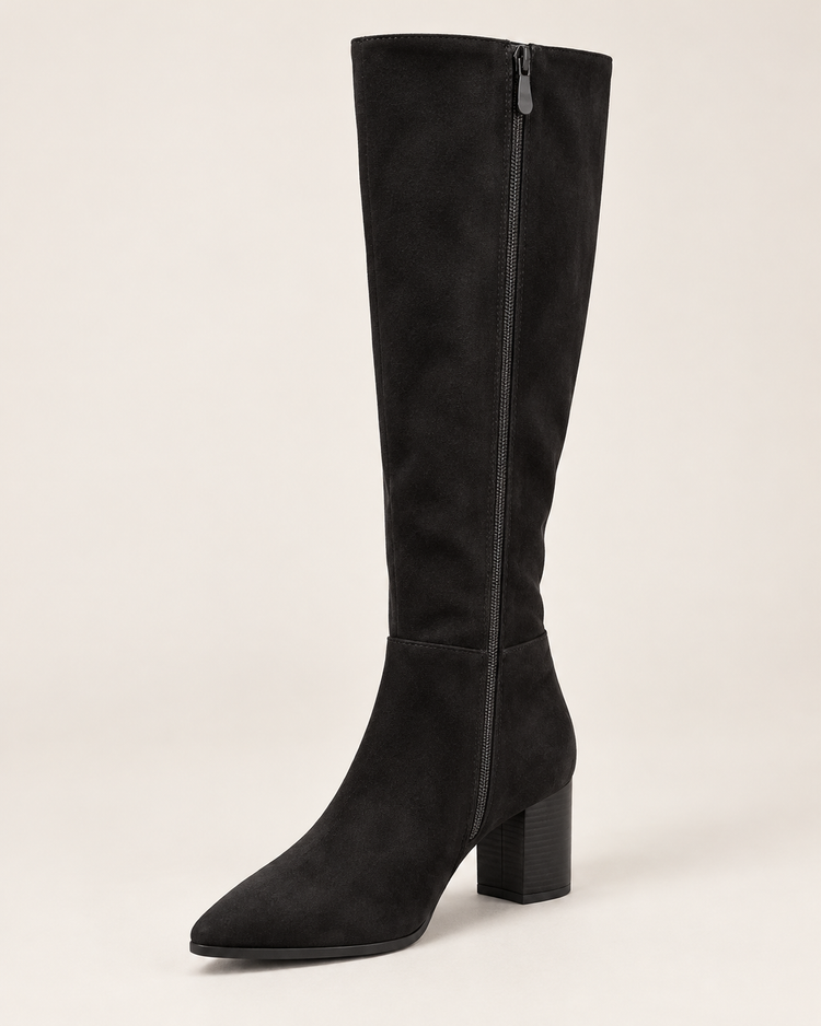 Anouska All Black High Boots