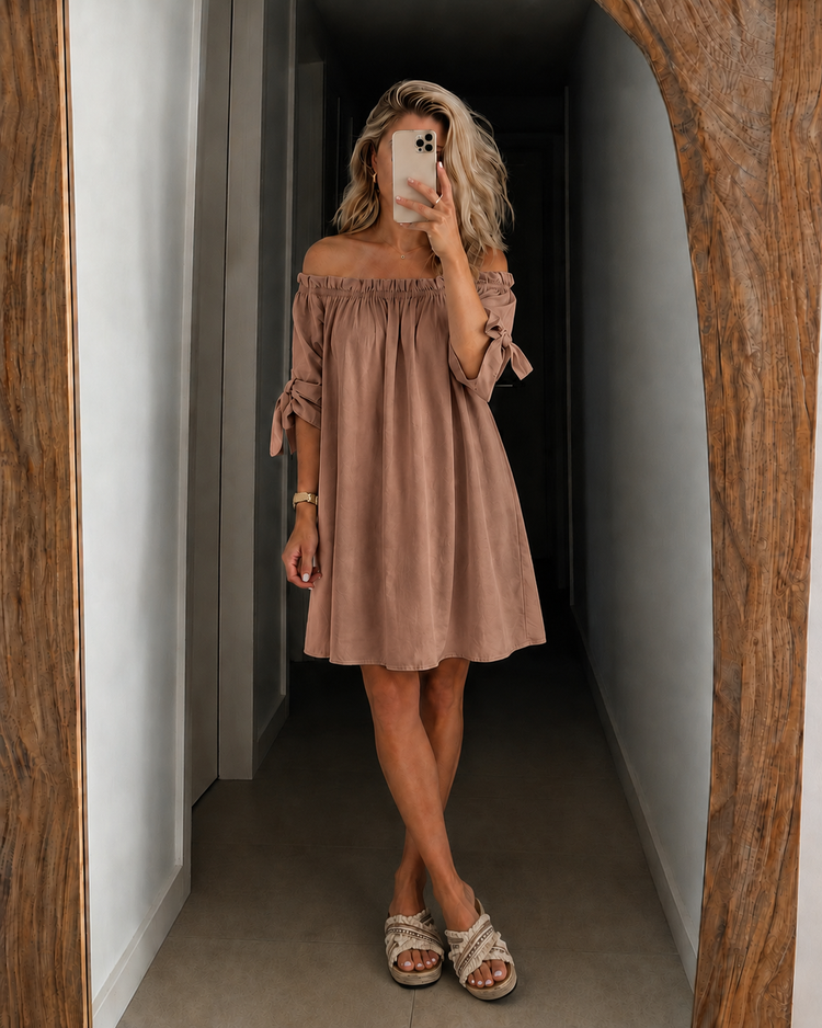Aimy Off-Shoulder Dress
