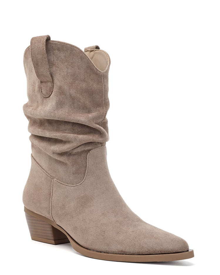 Audrey Khaki Boots