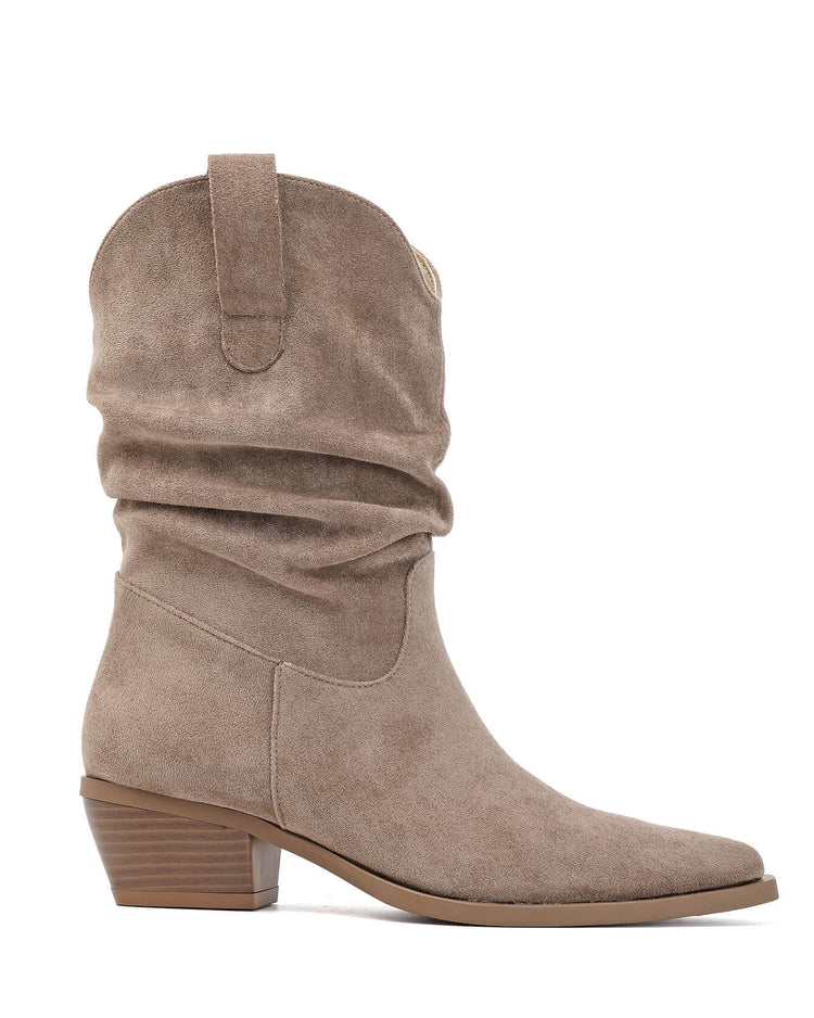 Audrey Khaki Boots
