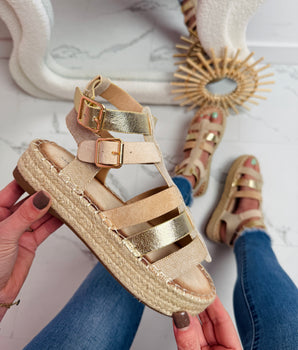 Liza Khaki Sandaal