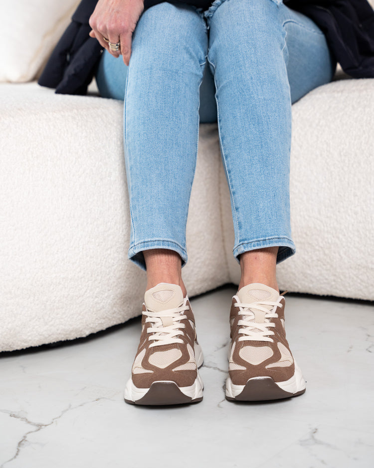 Viva Beige/Brown Sneaker