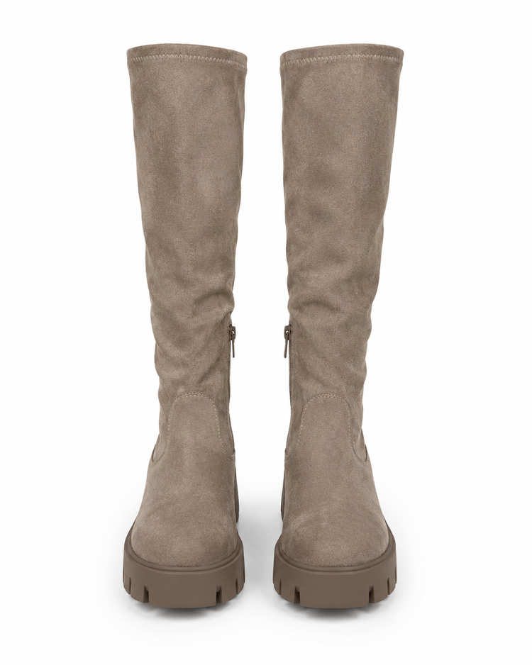 Barca High Boots - Taupe
