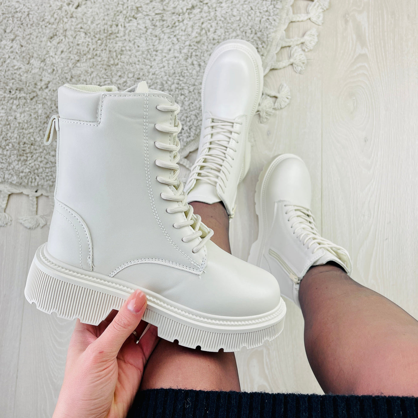 Beige 302 Boots