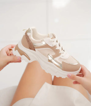 Benthe Beige Sneaker