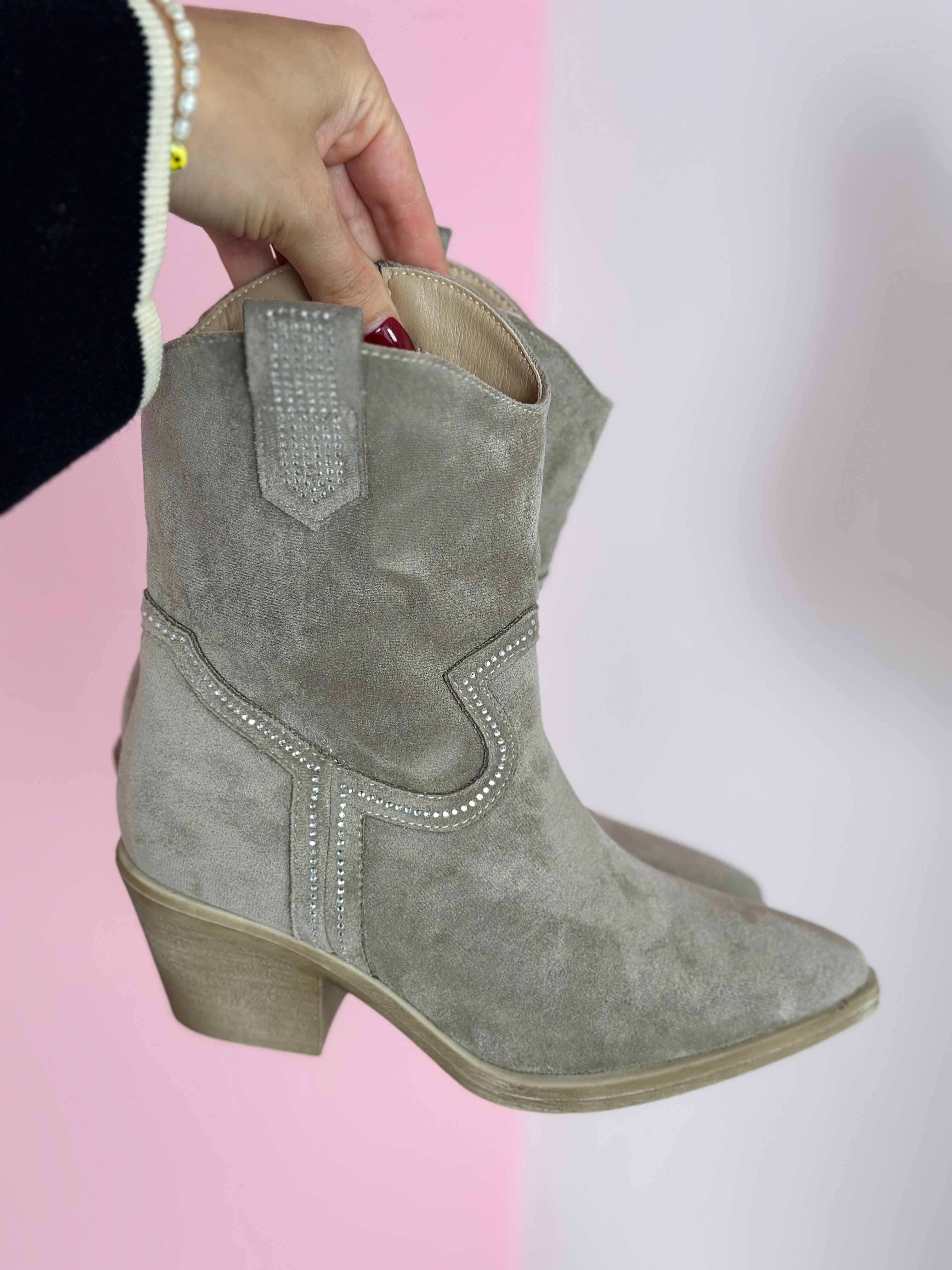 Bernike Grey Boots