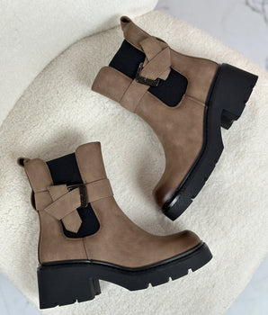Bianca Khaki Boots