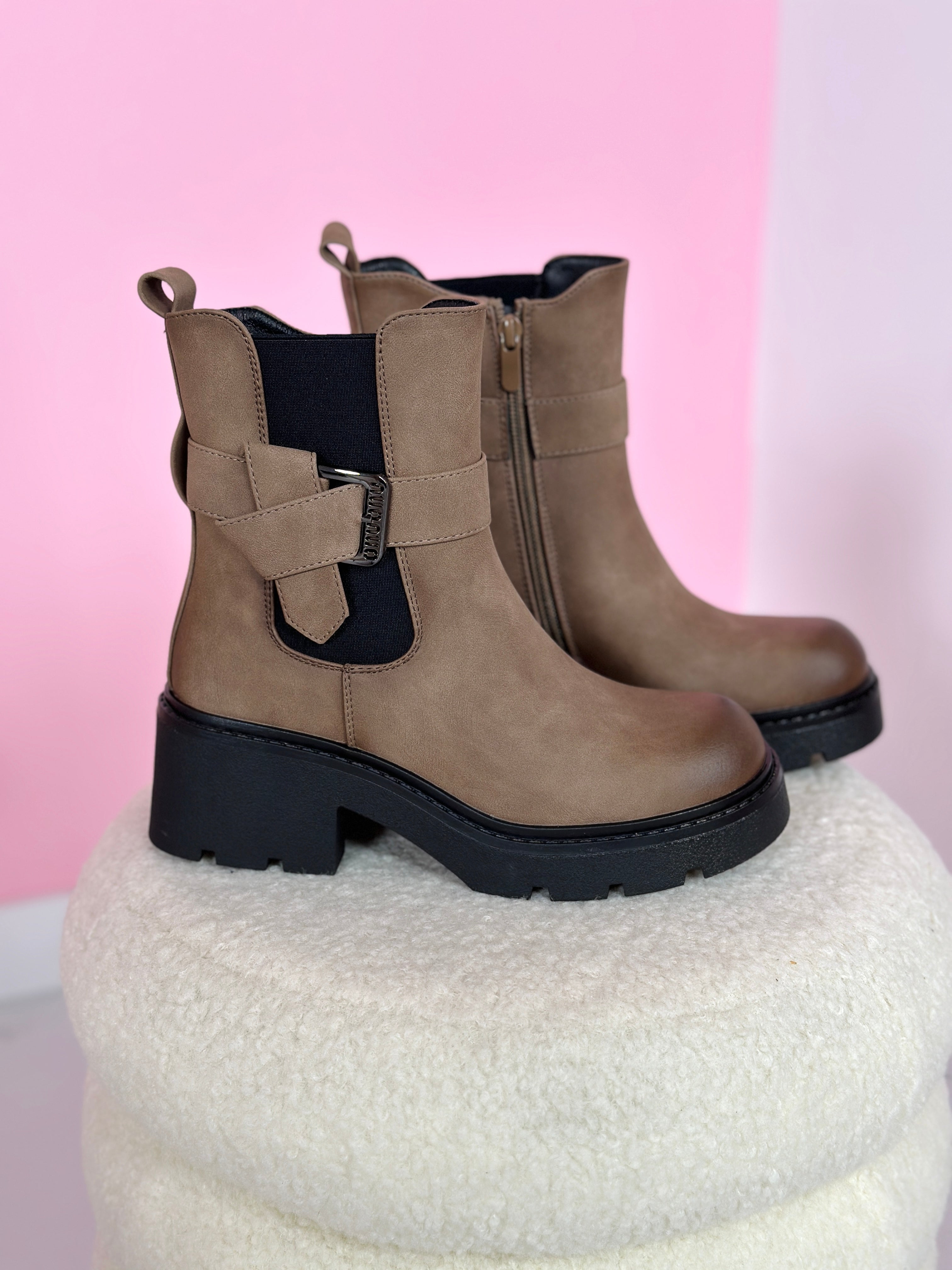 Bianca Khaki Boots