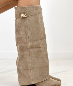 Lock Khaki Boots