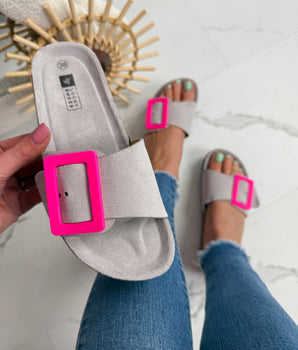 Clasp Grey Slides