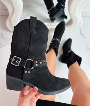 Celeste Black Boots
