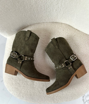 Celeste Green Boots