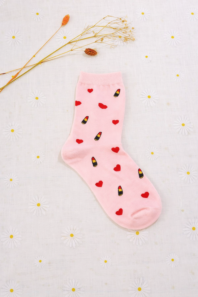 Lipstick Socks