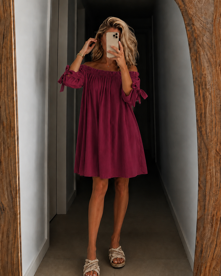 Aimy Off-Shoulder Dress