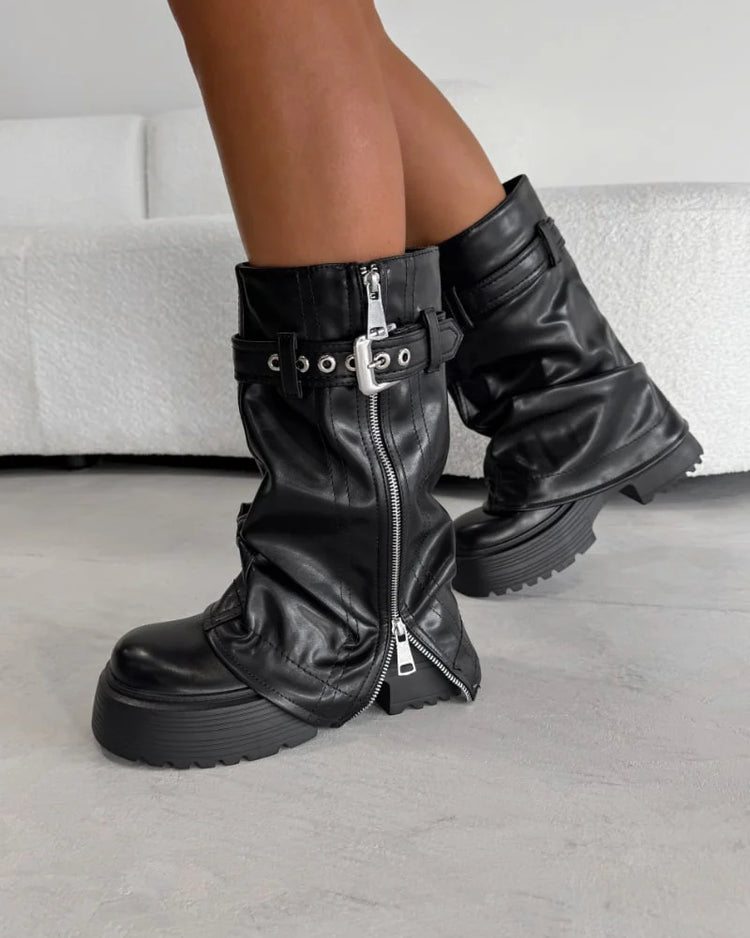 Chucky Gesp Biker Boots