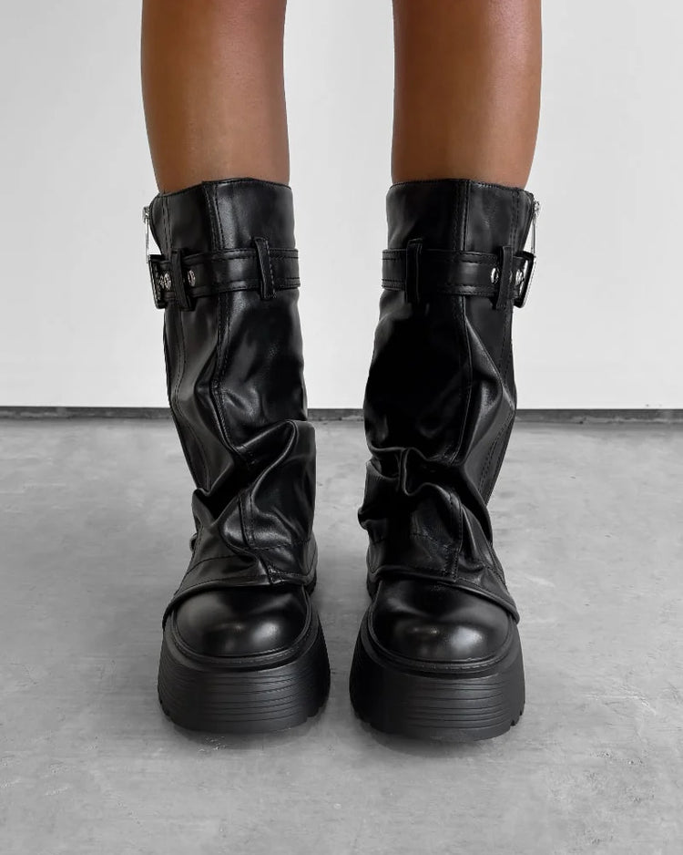 Chucky Gesp Biker Boots