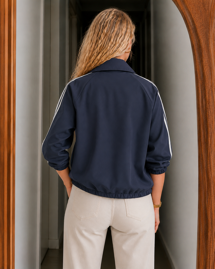 Cropped Bomber Jacket