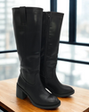 Bottes hautes noires Macy