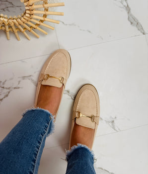 Beige H Loafer
